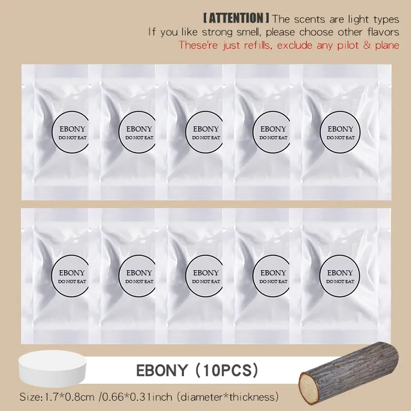 10PCS Ebony